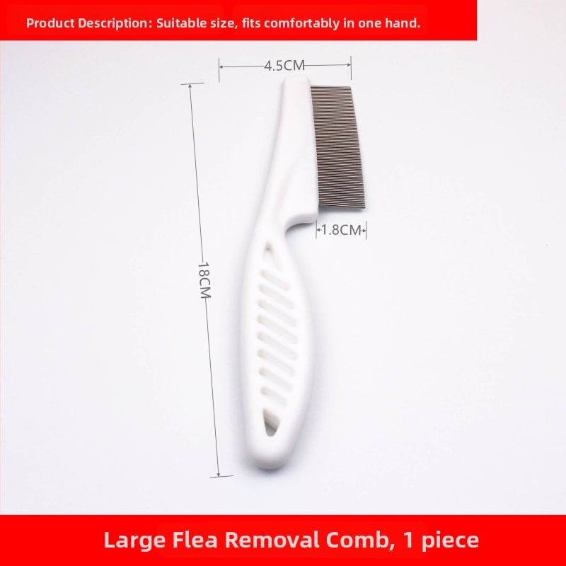 Katem ir šunims skirtas šukavimo įrankis prieš blusas ir utėlių šalinimui, su smuliais dantimis, pašalina laisvus plaukus — After autumn prekės ženklas