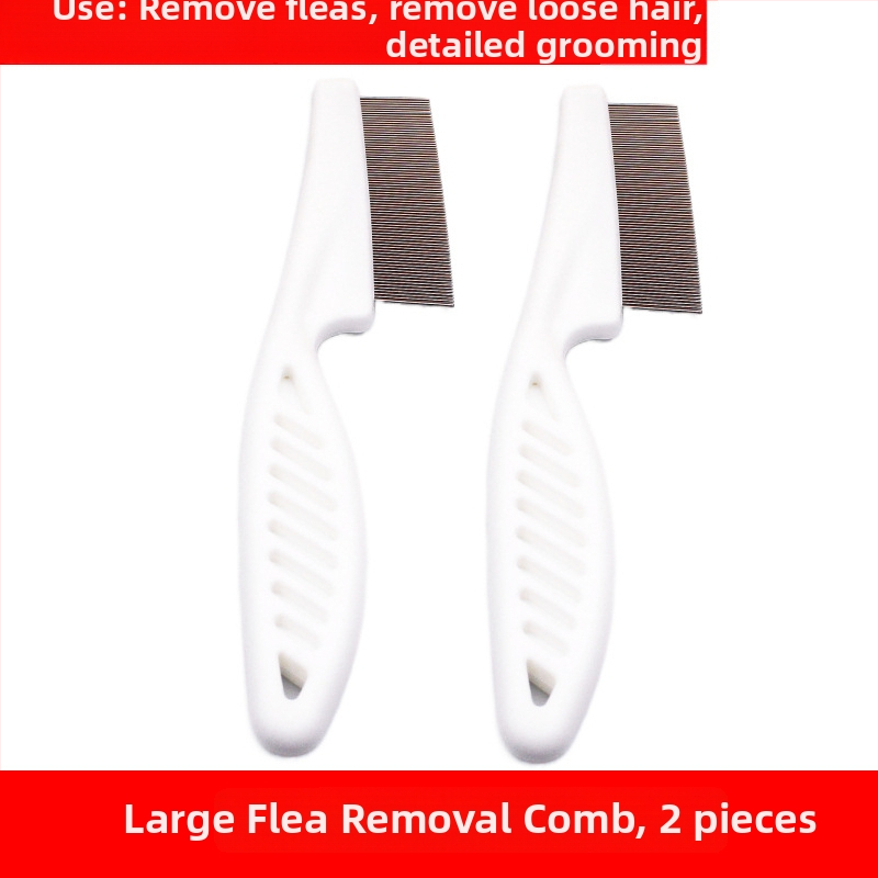 Katem ir šunims skirtas šukavimo įrankis prieš blusas ir utėlių šalinimui, su smuliais dantimis, pašalina laisvus plaukus — After autumn prekės ženklas