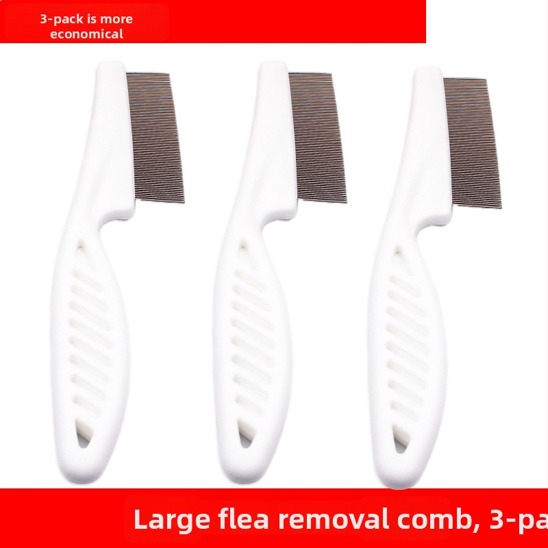 Katem ir šunims skirtas šukavimo įrankis prieš blusas ir utėlių šalinimui, su smuliais dantimis, pašalina laisvus plaukus — After autumn prekės ženklas