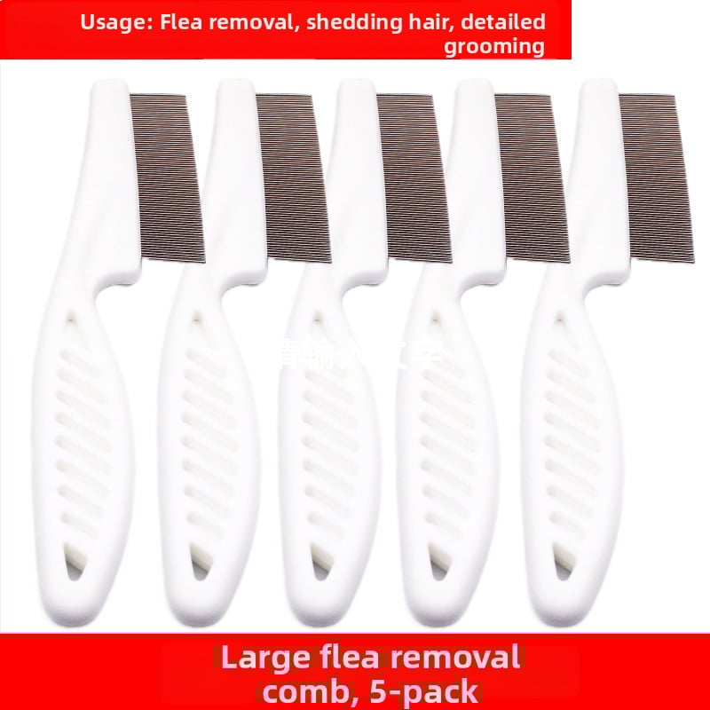 Katem ir šunims skirtas šukavimo įrankis prieš blusas ir utėlių šalinimui, su smuliais dantimis, pašalina laisvus plaukus — After autumn prekės ženklas