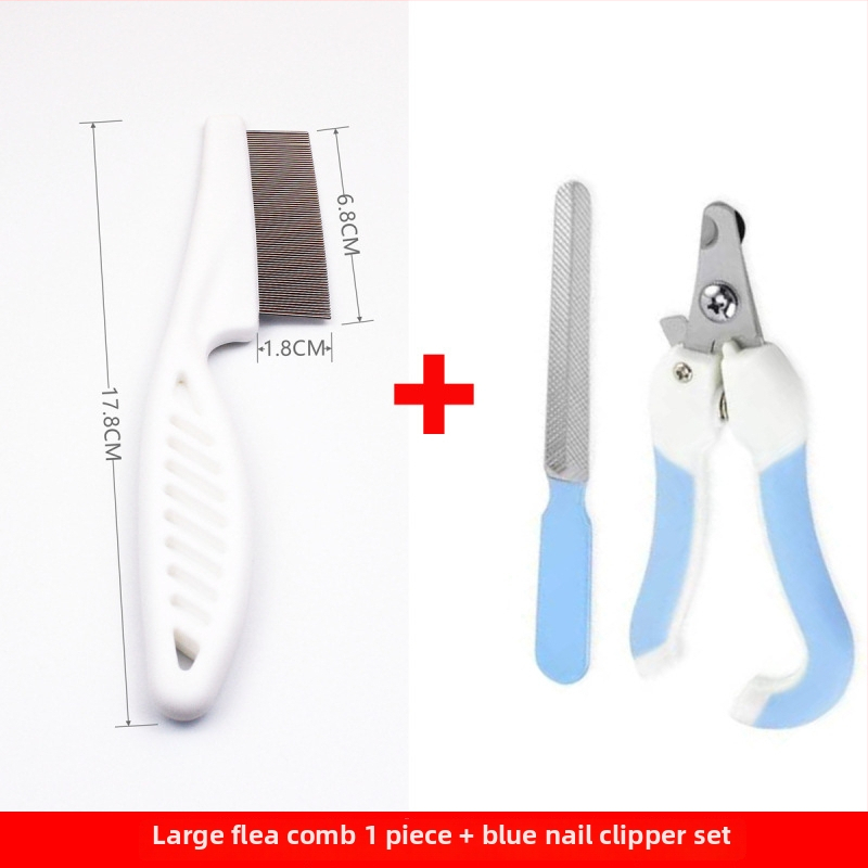 Katem ir šunims skirtas šukavimo įrankis prieš blusas ir utėlių šalinimui, su smuliais dantimis, pašalina laisvus plaukus — After autumn prekės ženklas