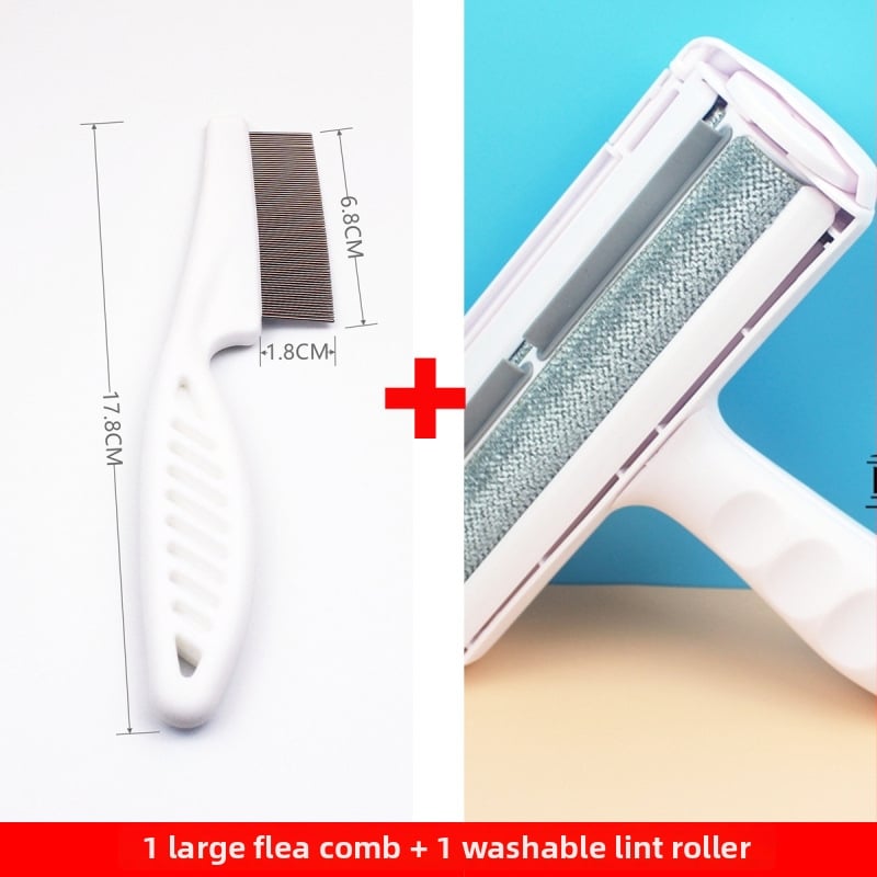 Katem ir šunims skirtas šukavimo įrankis prieš blusas ir utėlių šalinimui, su smuliais dantimis, pašalina laisvus plaukus — After autumn prekės ženklas