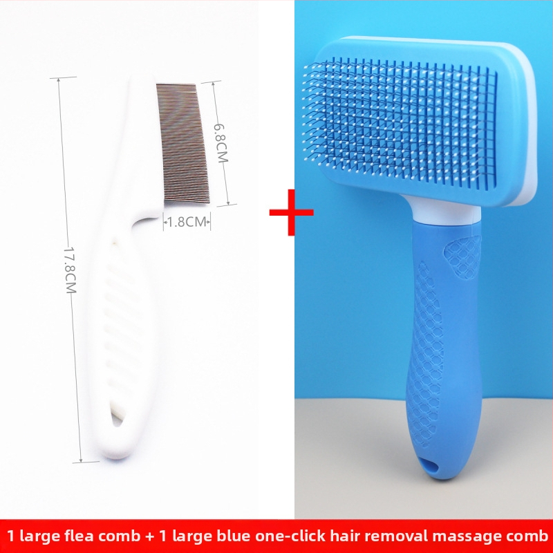 Katem ir šunims skirtas šukavimo įrankis prieš blusas ir utėlių šalinimui, su smuliais dantimis, pašalina laisvus plaukus — After autumn prekės ženklas