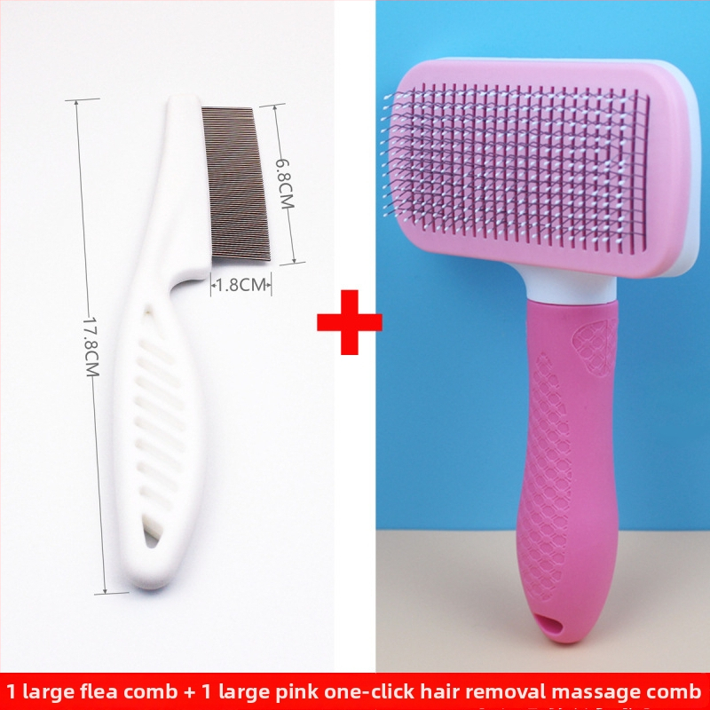 Katem ir šunims skirtas šukavimo įrankis prieš blusas ir utėlių šalinimui, su smuliais dantimis, pašalina laisvus plaukus — After autumn prekės ženklas