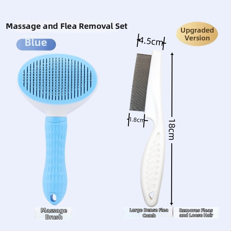 Katem ir šunims skirtas šukavimo įrankis prieš blusas ir utėlių šalinimui, su smuliais dantimis, pašalina laisvus plaukus — After autumn prekės ženklas