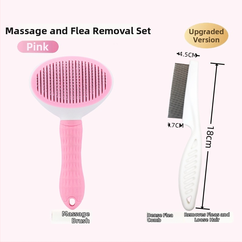 Katem ir šunims skirtas šukavimo įrankis prieš blusas ir utėlių šalinimui, su smuliais dantimis, pašalina laisvus plaukus — After autumn prekės ženklas