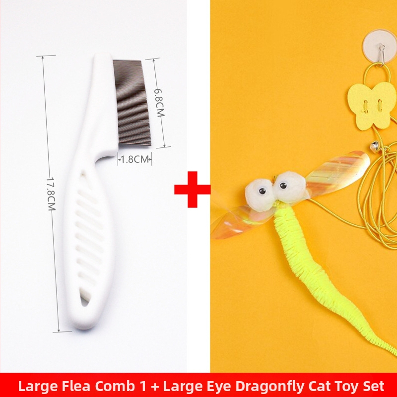 Katem ir šunims skirtas šukavimo įrankis prieš blusas ir utėlių šalinimui, su smuliais dantimis, pašalina laisvus plaukus — After autumn prekės ženklas