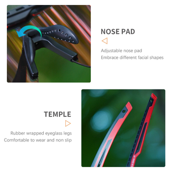 Poliarizuotos dviratininko akiniai S213 – vėjo ir dulkių atsparūs, dienos-nakties dviguba naudojimas, keičiamos lęšiai, suderinami su miope akiniais