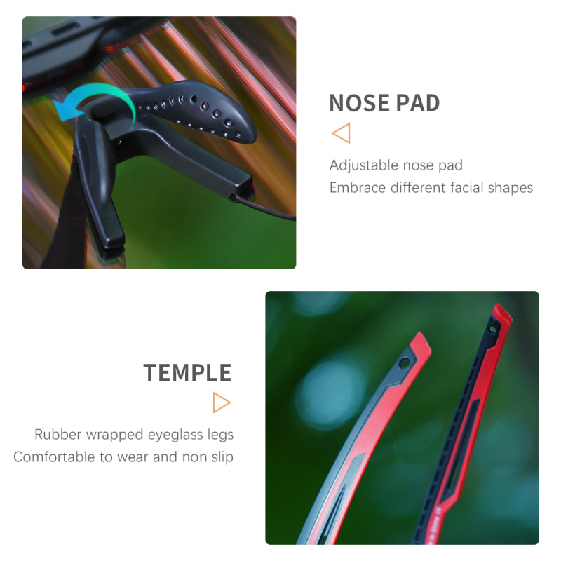 Poliarizuotos dviratininko akiniai S213 – vėjo ir dulkių atsparūs, dienos-nakties dviguba naudojimas, keičiamos lęšiai, suderinami su miope akiniais