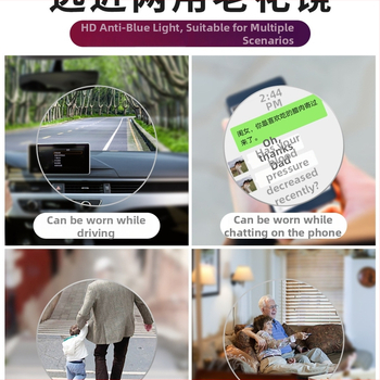 Bezrāmju lasīšanas brilles, akrila lēcas, titāna sakausējuma rāmis, kvadrātveida stils, Pavasaris 2024