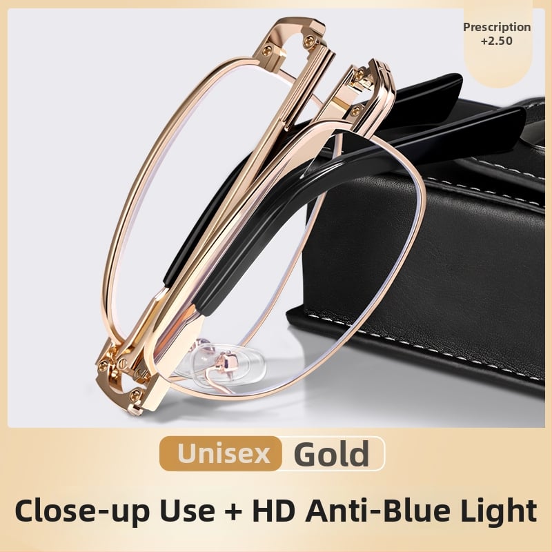 Bezrāmju lasīšanas brilles, akrila lēcas, titāna sakausējuma rāmis, kvadrātveida stils, Pavasaris 2024