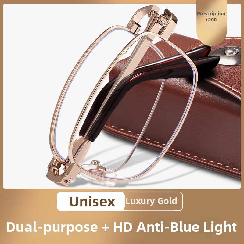 Bezrāmju lasīšanas brilles, akrila lēcas, titāna sakausējuma rāmis, kvadrātveida stils, Pavasaris 2024