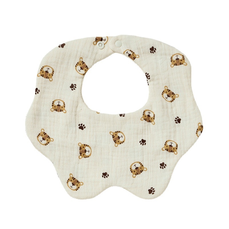 6-slojna gaz bebinski salivarnik, 100% pamuk, upijajući, za novorođenčad, Klasa A