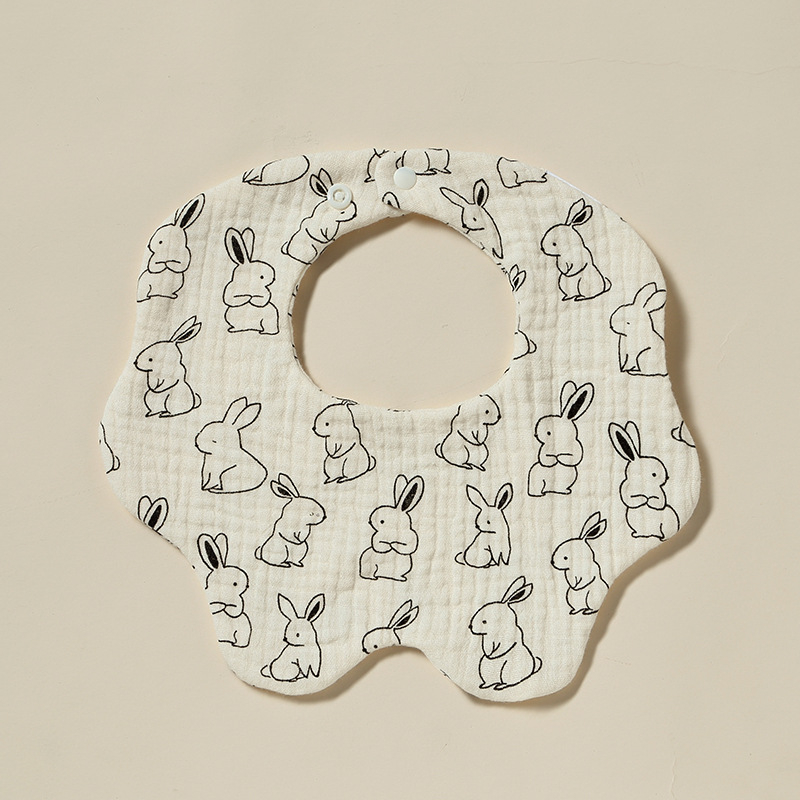 6-slojna gaz bebinski salivarnik, 100% pamuk, upijajući, za novorođenčad, Klasa A