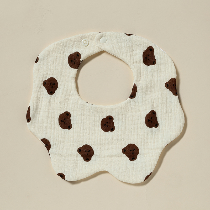 6-slojna gaz bebinski salivarnik, 100% pamuk, upijajući, za novorođenčad, Klasa A