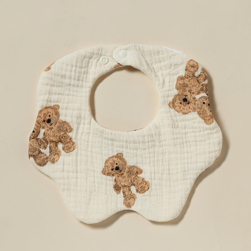 6-slojna gaz bebinski salivarnik, 100% pamuk, upijajući, za novorođenčad, Klasa A