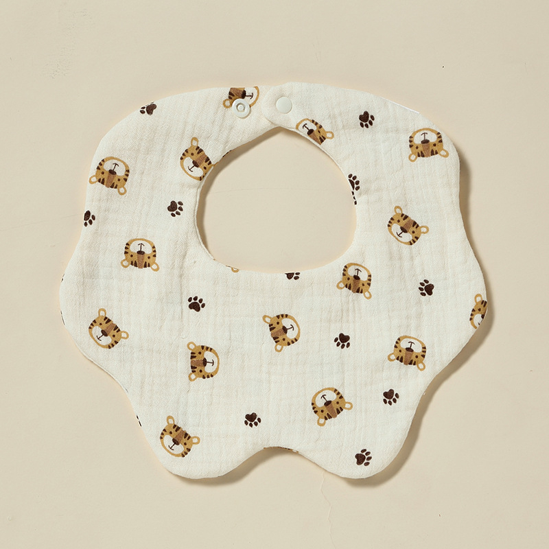 6-slojna gaz bebinski salivarnik, 100% pamuk, upijajući, za novorođenčad, Klasa A