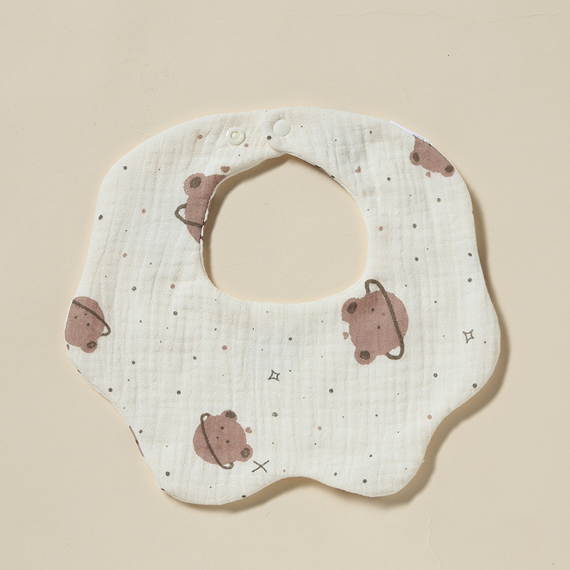 6-slojna gaz bebinski salivarnik, 100% pamuk, upijajući, za novorođenčad, Klasa A