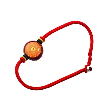 Гривна с Тханга и цинамар, мантра Зелената Тара; ръчно плетена, унисекс, ретро стил литература и изкуство