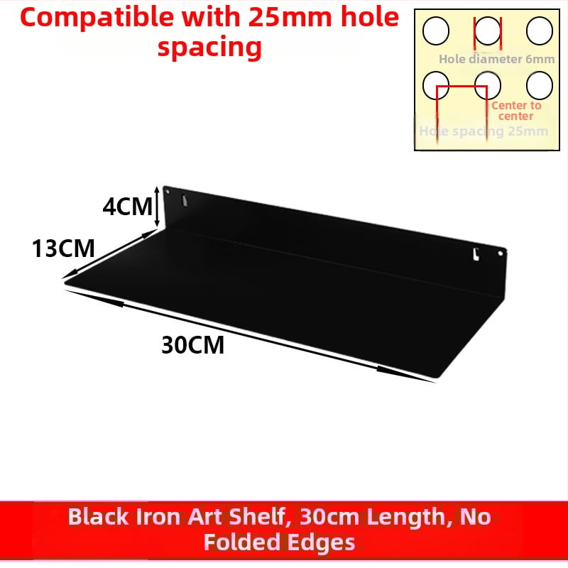 Geležies perforuotos plokštės priedų rinkinys su magnetiniais kabliukais DIY metalinėms saugojimo lentynoms