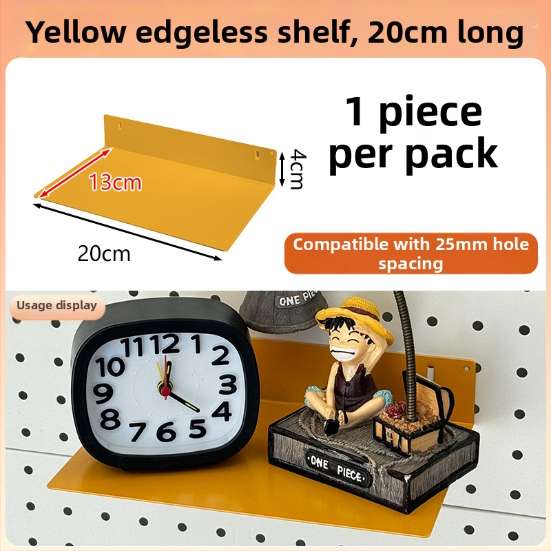 Geležies perforuotos plokštės priedų rinkinys su magnetiniais kabliukais DIY metalinėms saugojimo lentynoms