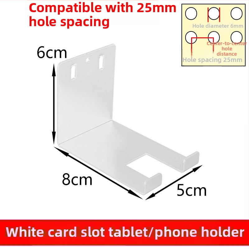 Geležies perforuotos plokštės priedų rinkinys su magnetiniais kabliukais DIY metalinėms saugojimo lentynoms
