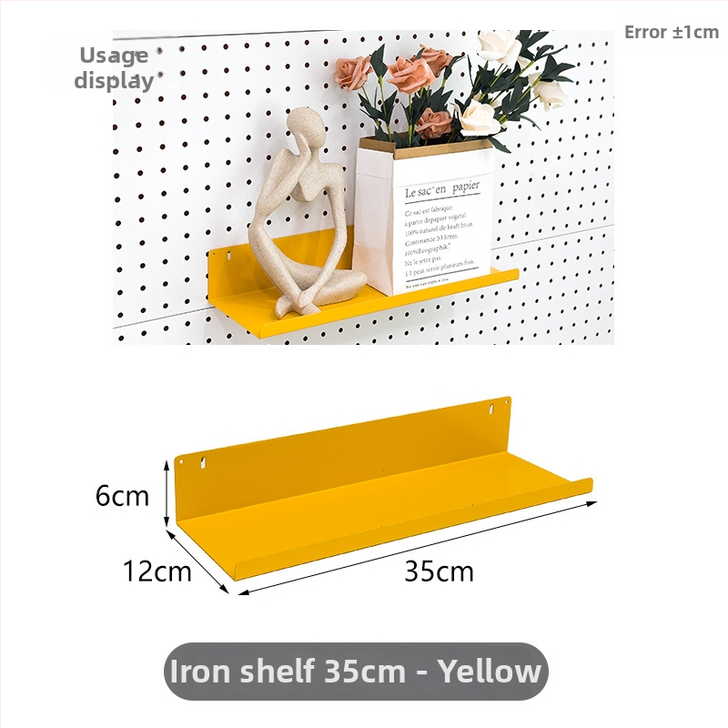 Geležies perforuotos plokštės priedų rinkinys su magnetiniais kabliukais DIY metalinėms saugojimo lentynoms