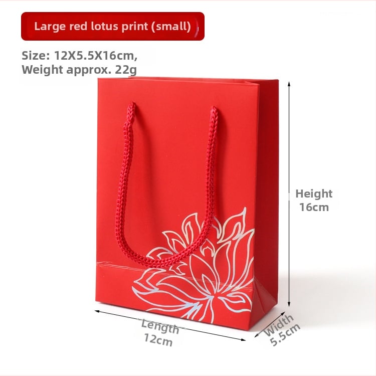 Kožna tote torba za pakiranje nakita, dvobojna otisnuta, prazna