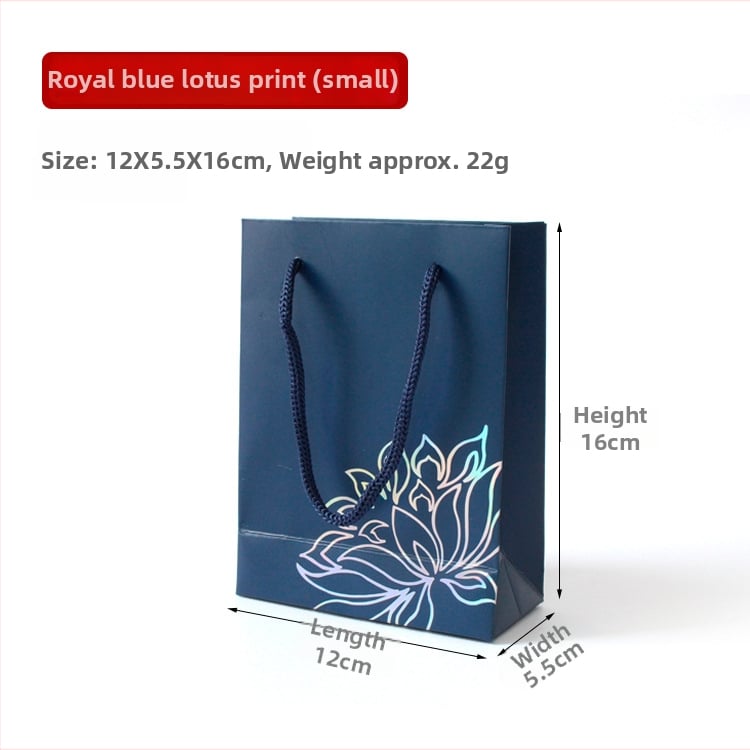 Kožna tote torba za pakiranje nakita, dvobojna otisnuta, prazna