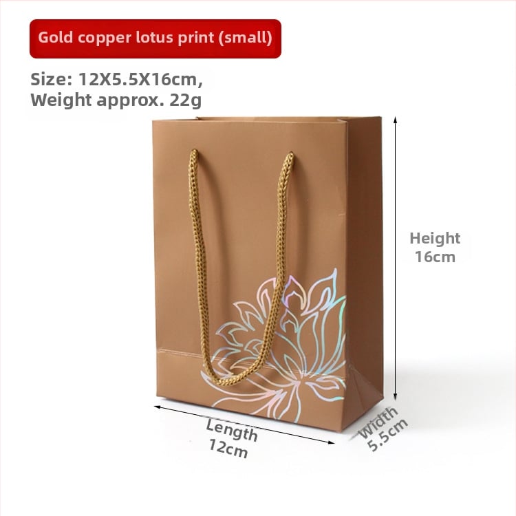 Kožna tote torba za pakiranje nakita, dvobojna otisnuta, prazna