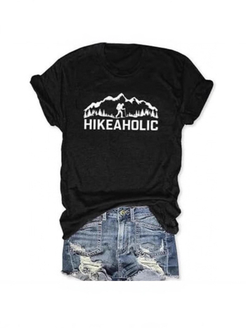 Kokvilnas T-krekls ar īsām piedurknēm un apaļu kaklu, reljefveida tekstūra, stilīgs pilsētas stils