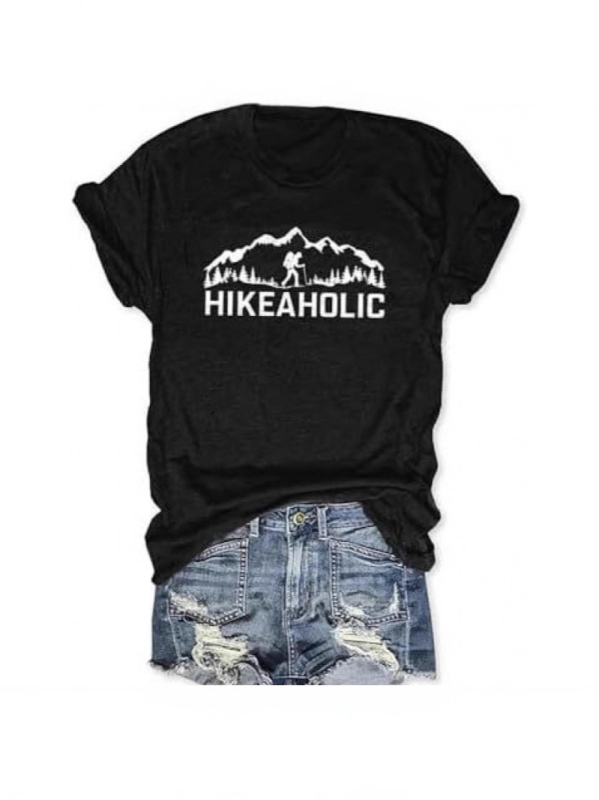 Kokvilnas T-krekls ar īsām piedurknēm un apaļu kaklu, reljefveida tekstūra, stilīgs pilsētas stils