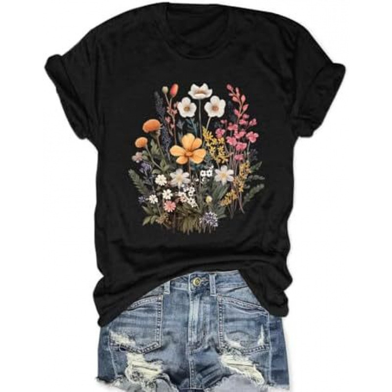 Kokvilnas T-krekls ar īsām piedurknēm un apaļu kaklu, reljefveida tekstūra, stilīgs pilsētas stils