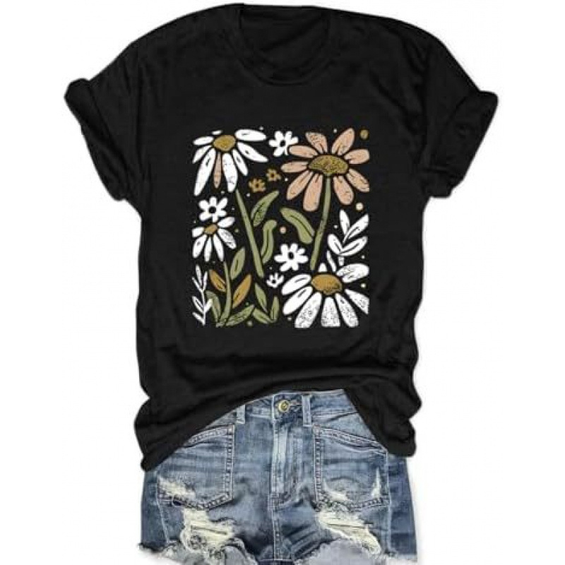 Kokvilnas T-krekls ar īsām piedurknēm un apaļu kaklu, reljefveida tekstūra, stilīgs pilsētas stils