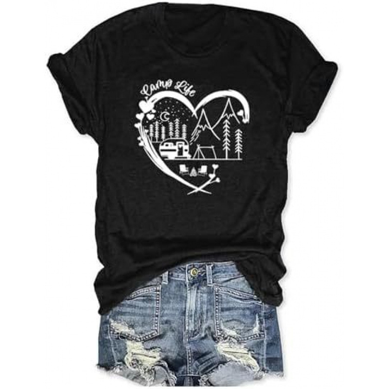 Kokvilnas T-krekls ar īsām piedurknēm un apaļu kaklu, reljefveida tekstūra, stilīgs pilsētas stils