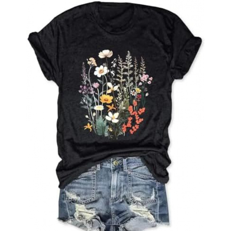 Kokvilnas T-krekls ar īsām piedurknēm un apaļu kaklu, reljefveida tekstūra, stilīgs pilsētas stils