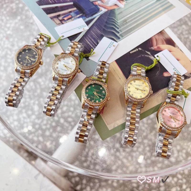 Unisex kvarcinis laikrodis su nerūdijančio plieno riešo juosta, modelis Log, mineralinis stiklas, atsparumas vandeniui 30 m