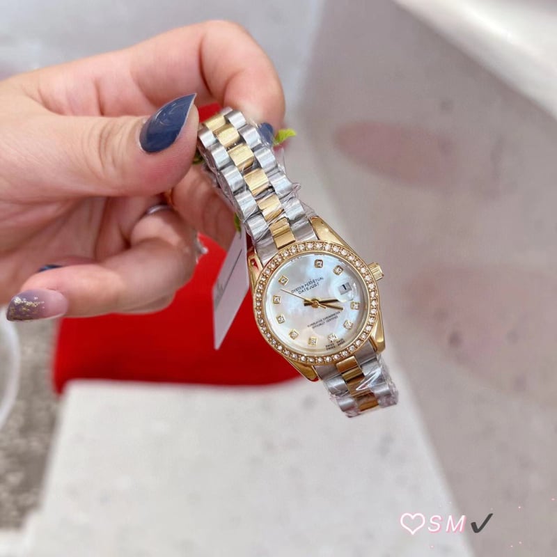 Unisex kvarcinis laikrodis su nerūdijančio plieno riešo juosta, modelis Log, mineralinis stiklas, atsparumas vandeniui 30 m