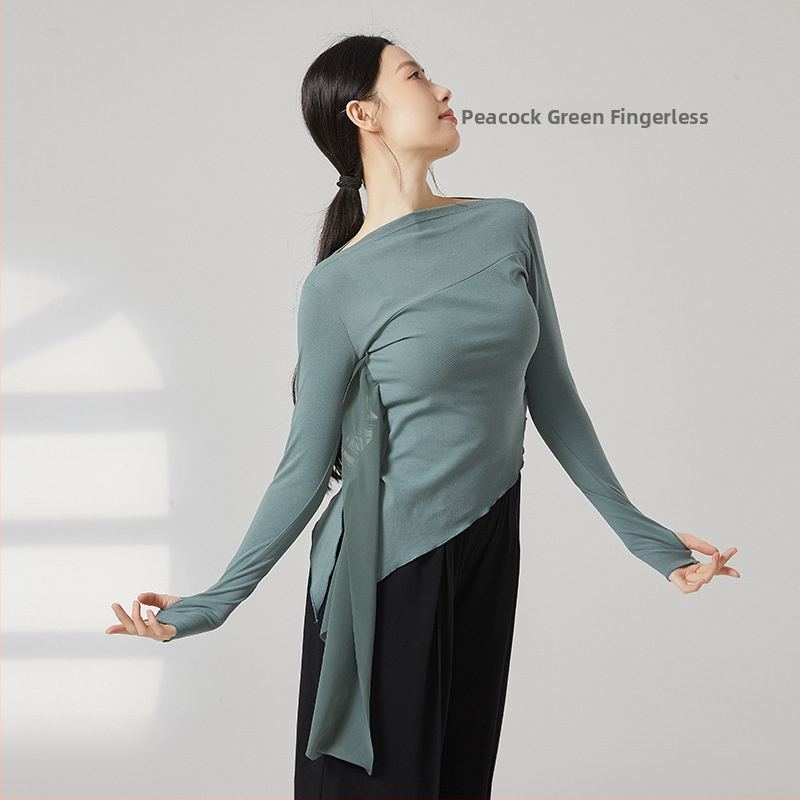 Moterų šiuolaikinio šokio viršūnė, medvilnės mišinys 95% medvilnė, 5% elastanas, visais metų laikais, skirta scenai, lotynų ir liaudies šokių.