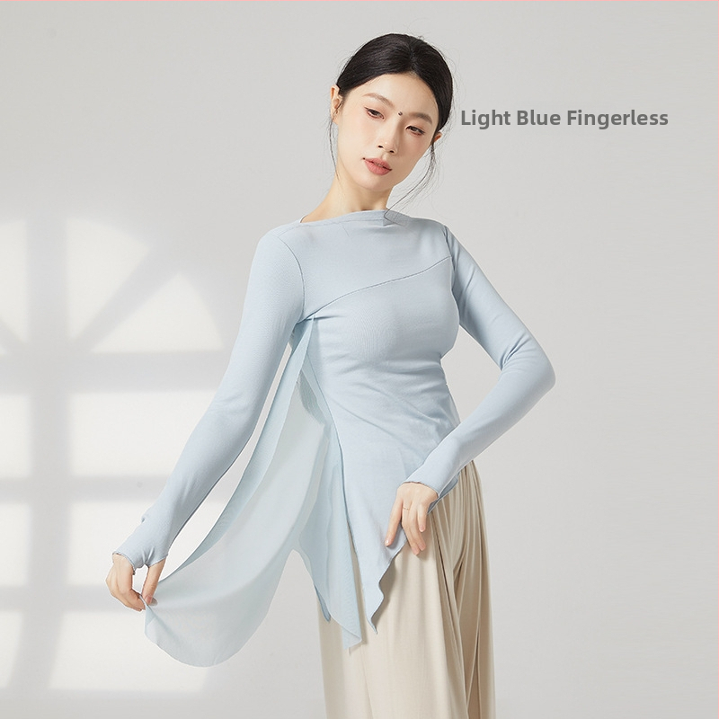 Moterų šiuolaikinio šokio viršūnė, medvilnės mišinys 95% medvilnė, 5% elastanas, visais metų laikais, skirta scenai, lotynų ir liaudies šokių.