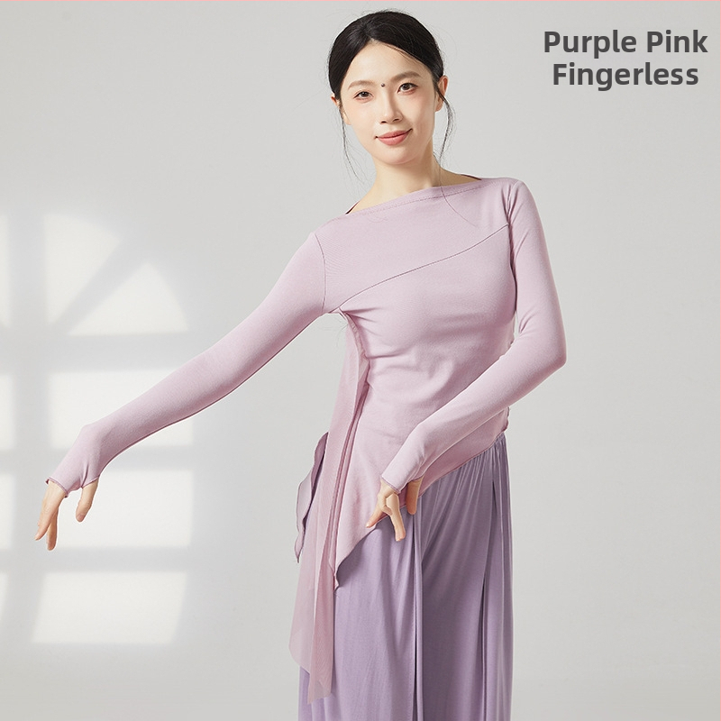 Moterų šiuolaikinio šokio viršūnė, medvilnės mišinys 95% medvilnė, 5% elastanas, visais metų laikais, skirta scenai, lotynų ir liaudies šokių.