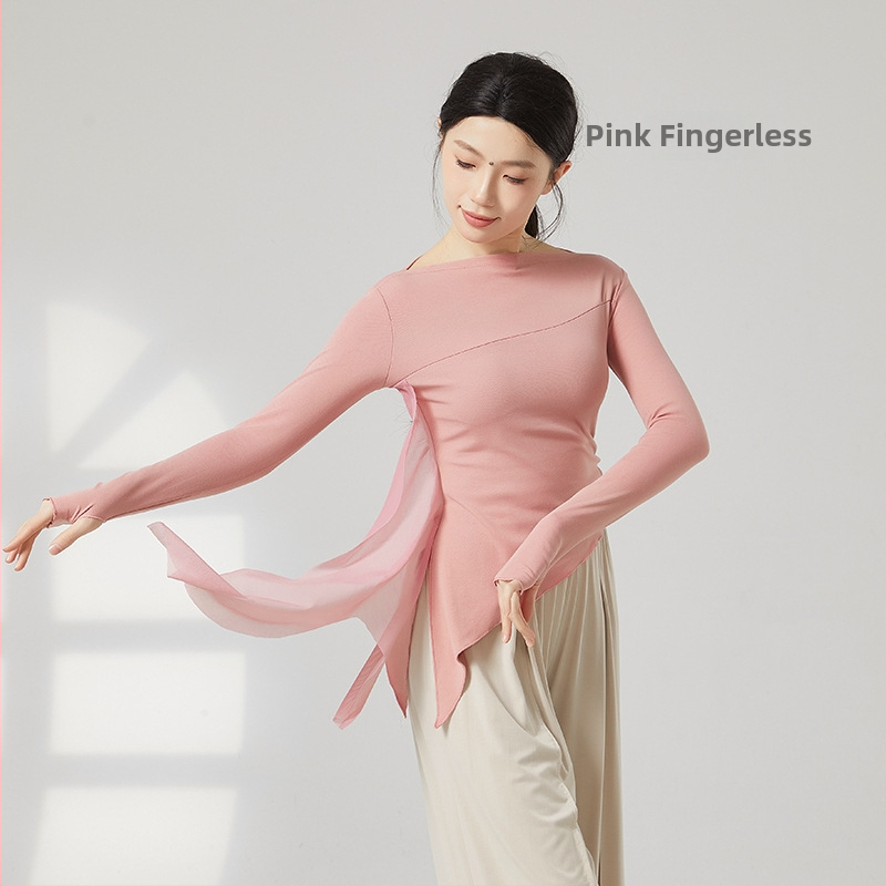 Moterų šiuolaikinio šokio viršūnė, medvilnės mišinys 95% medvilnė, 5% elastanas, visais metų laikais, skirta scenai, lotynų ir liaudies šokių.