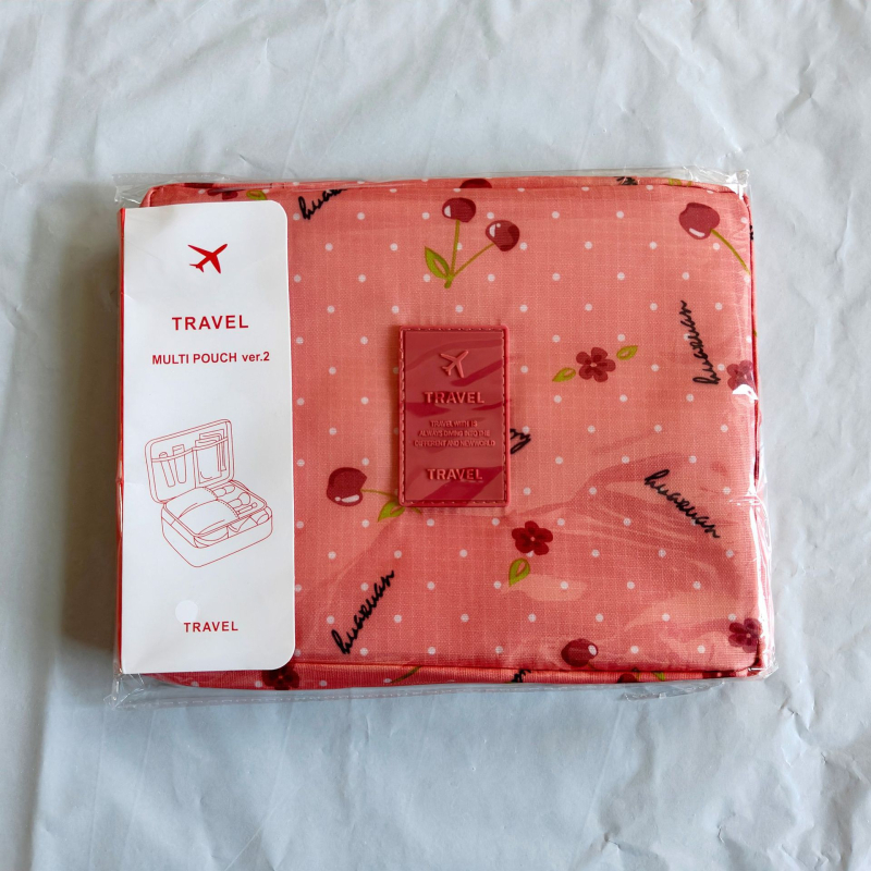 Makiažo krepšys iš drobės, sulankstomas, kubo formos, daugiafunkcis, kelionėms