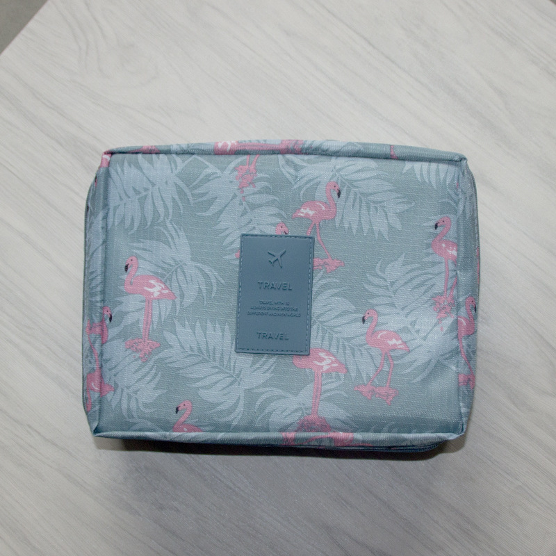 Makiažo krepšys iš drobės, sulankstomas, kubo formos, daugiafunkcis, kelionėms