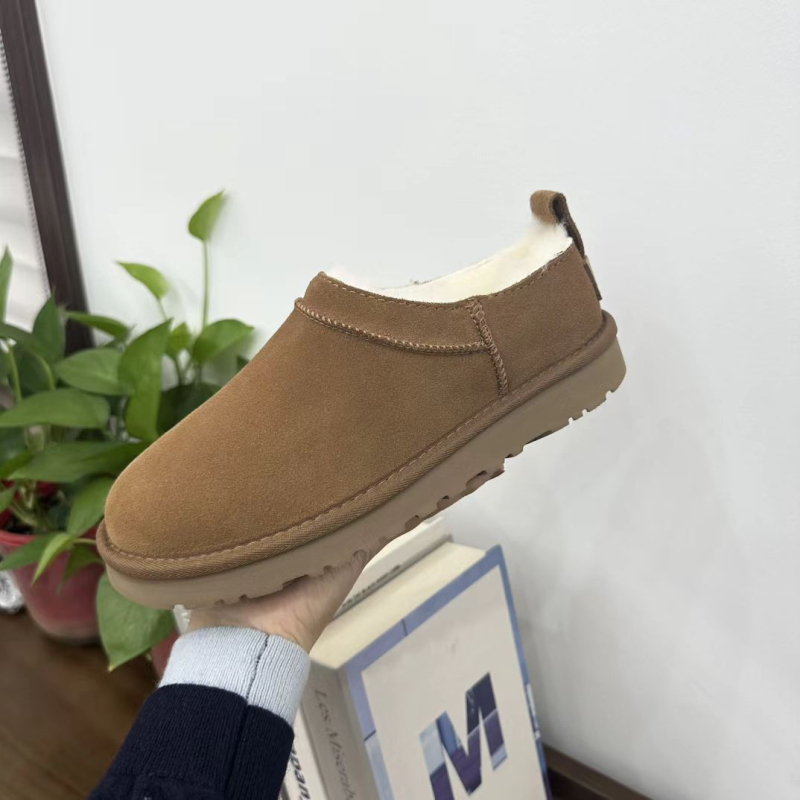 Moterų žieminiai batai su stora padu, viršus ir padas iš avies vilnos, EVA padas, žemas kulkšnis