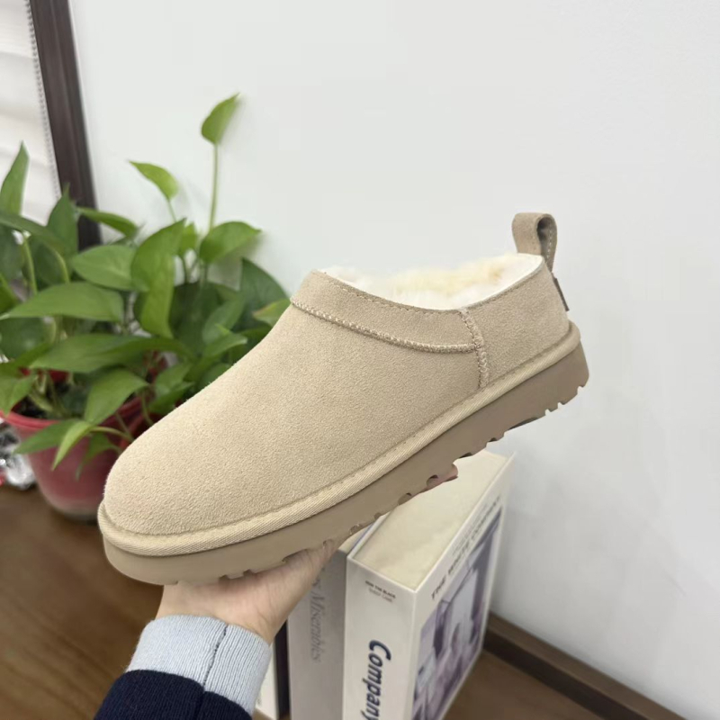 Moterų žieminiai batai su stora padu, viršus ir padas iš avies vilnos, EVA padas, žemas kulkšnis