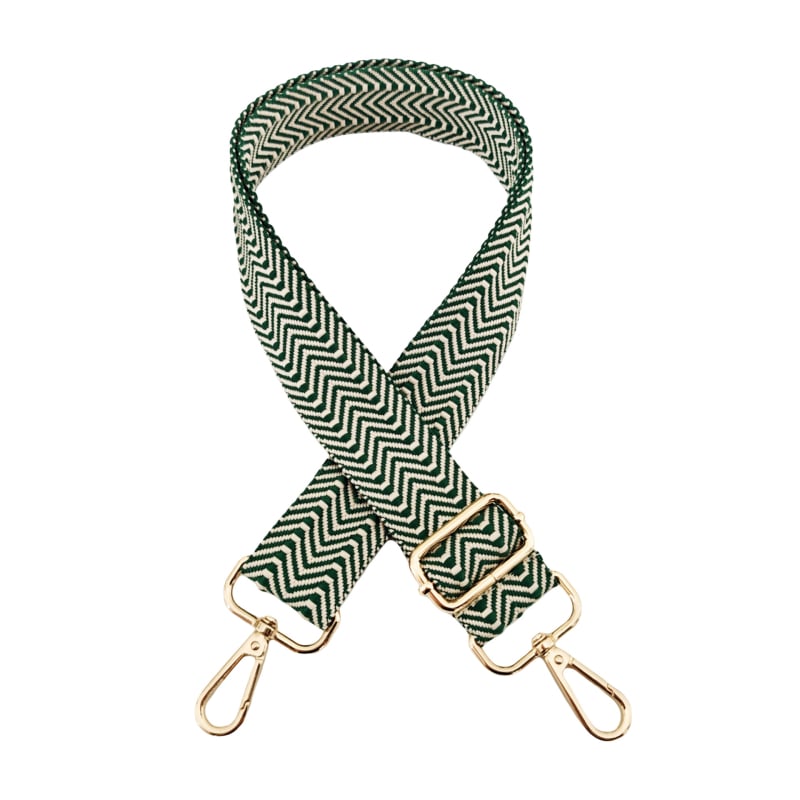 3,8 cm široka naramenica za torbu, šarena prugasta uzorak, zamjenska naramenica