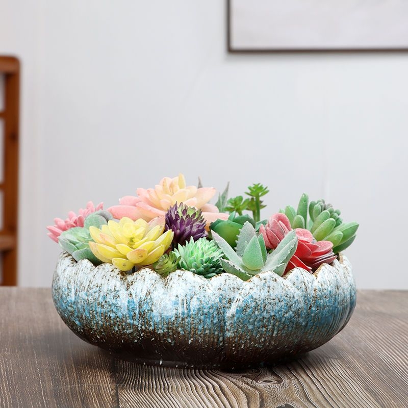 Keramički ručno izrađeni lonac za sukulente – Really Good, domaći proizvod