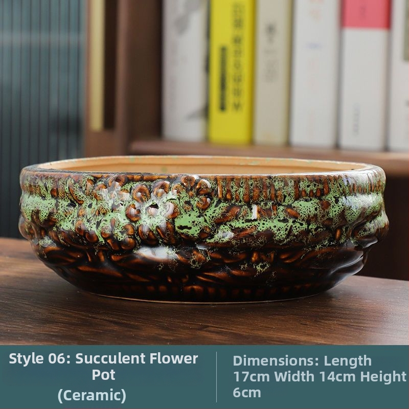 Keramički ručno izrađeni lonac za sukulente – Really Good, domaći proizvod