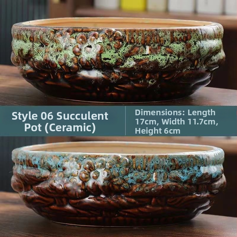 Keramički ručno izrađeni lonac za sukulente – Really Good, domaći proizvod